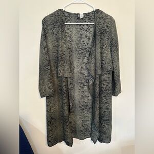 H&M Women's Open Front Long Jacket